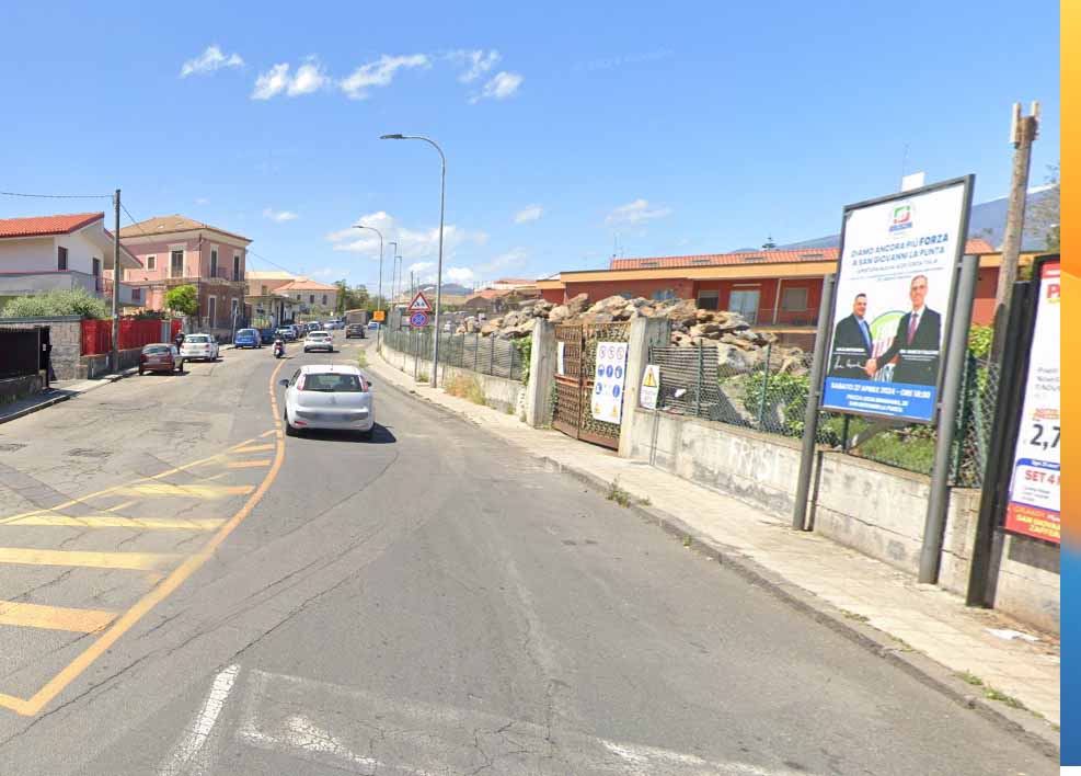 Stendardo Pubblicitario Via Soldato Mannino - San Giovanni la Punta copia